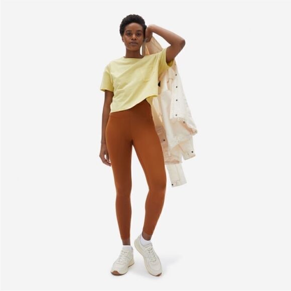 NWT Everlane The Perform Leggings Ankle High Rise in Copper Size XXS - Picture 1 of 8